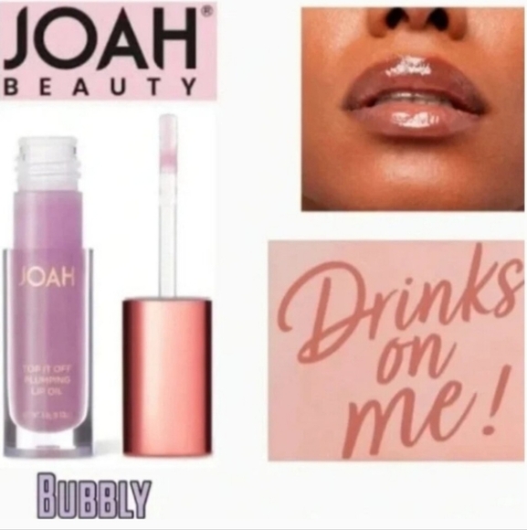 JOAH Top It Off Plumping Lip Oil - Purple NIB - Picture 7 of 13